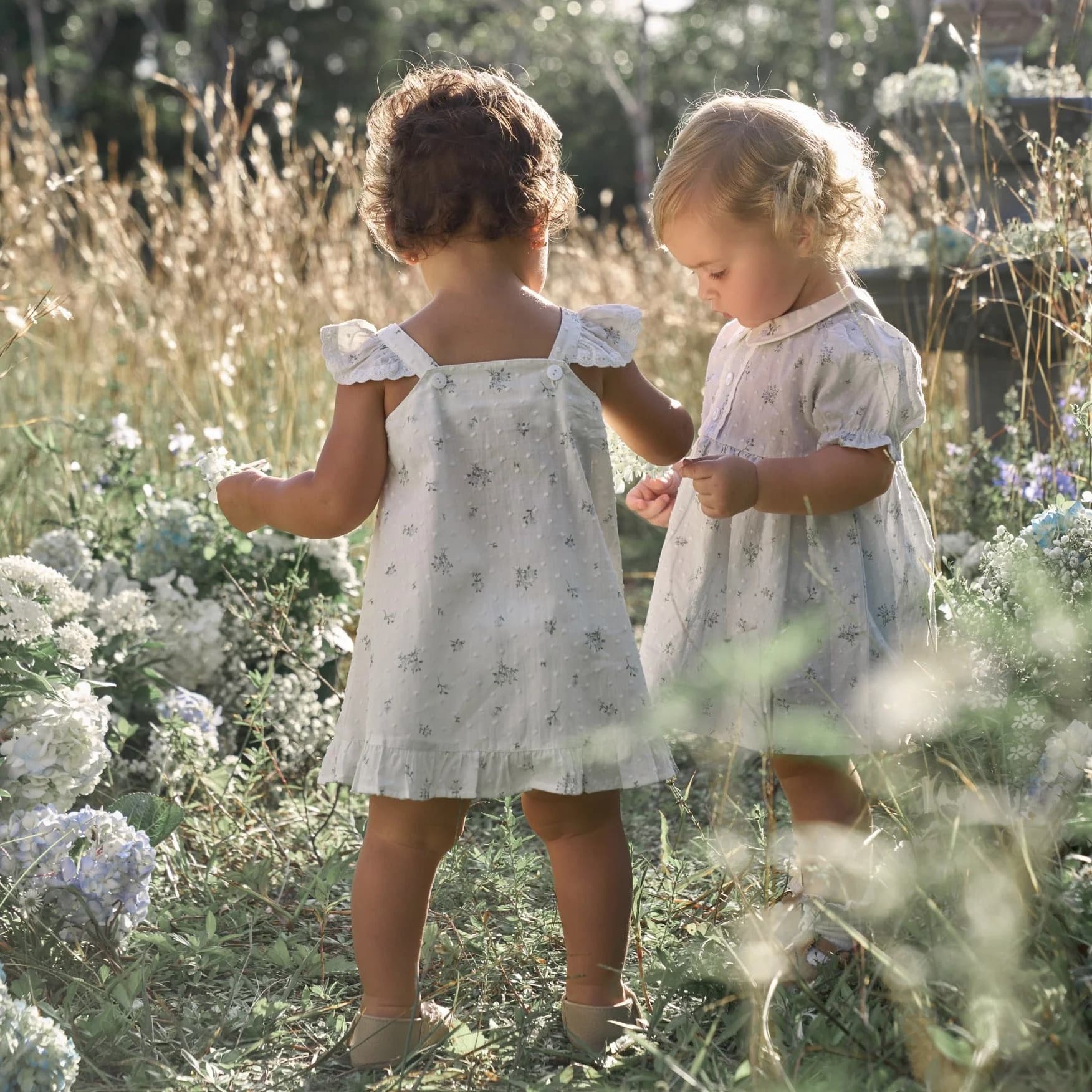 English Rose Swiss Dot Dress