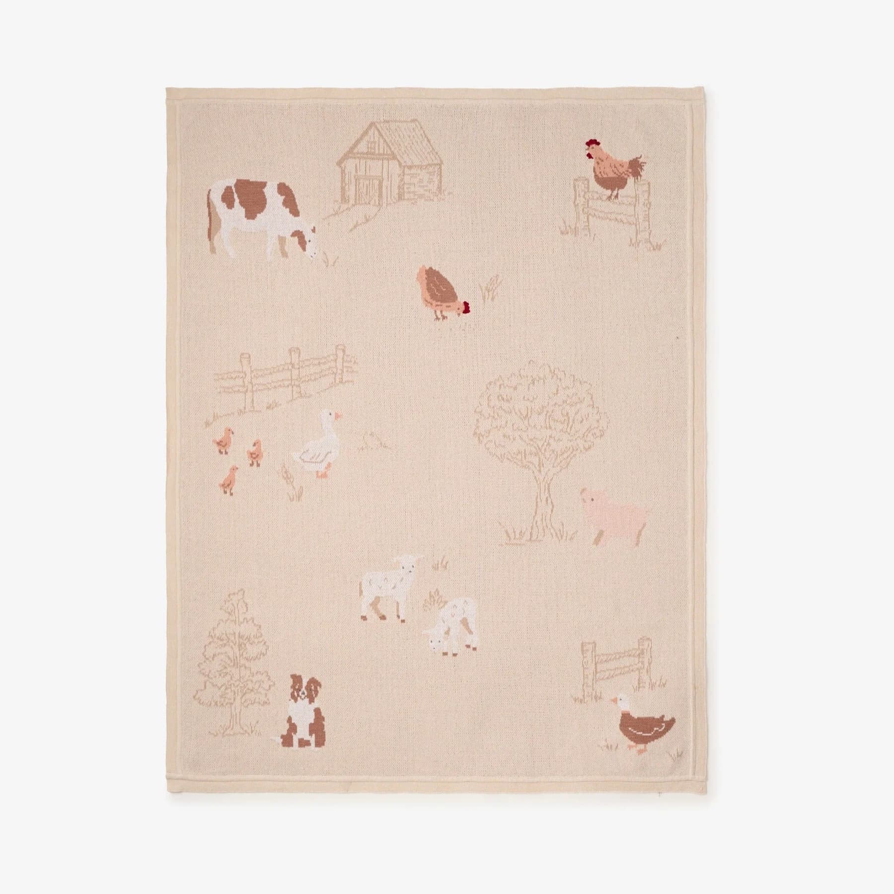 Petite Farmstead Knit Blanket
